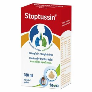 STOPTUSSIN Sirup s dávkovací pipetou 180 ml obraz