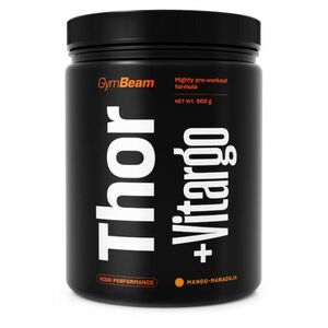 GYMBEAM Thor fuel vitargo předtréninkový stimulant mango maracuja 600 g obraz