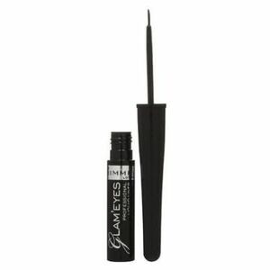 RIMMEL LONDON Glam' Eyes Tekuté oční linky 001 Black Glamour 3, 5 ml obraz