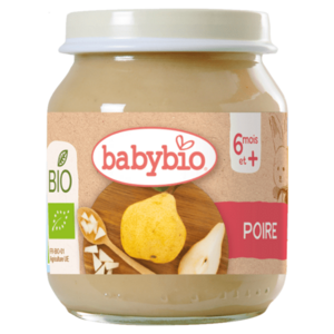 BABYBIO Bio hruška 6m+ 130 g obraz