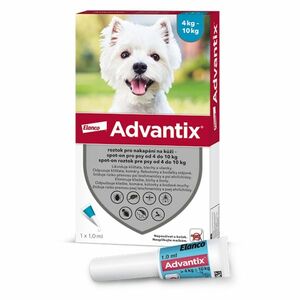 ADVANTIX Spot-on pro psy 4-10 kg 1 ml 1 pipeta obraz