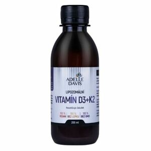 ADELLE DAVIS Lipozomální vitamín D3 a K2 200 ml obraz