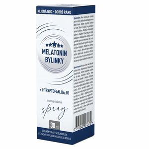 CLINICAL Melatonin bylinky + L-Tryptofan + B6 + B1 mátový spray 30 ml obraz