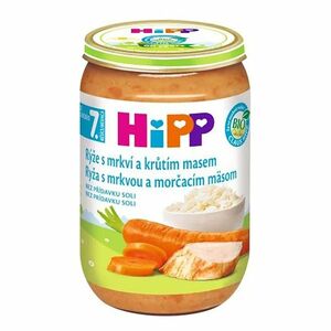 HIPP Junior rýže s karotkou a krůtím masem BIO 220 g obraz