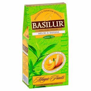 BASILUR Magic green tea Melon & Banana sypaný čaj 100 g obraz