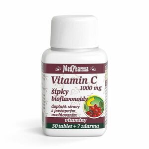 MedPharma Vitamin C 1000 mg s šípky 37 tablet obraz