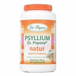 Dr. Popov Psyllium 120 kapslí obraz