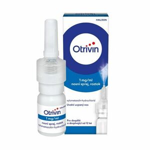 Otrivin Nosní sprej s dávkovačem 1 mg/ml roztok 10 ml obraz