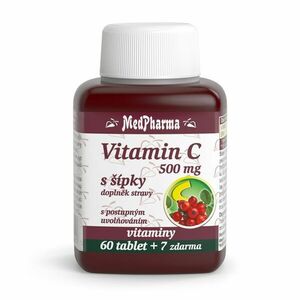 MedPharma Vitamin C se šípky 500 mg 67 tablet obraz