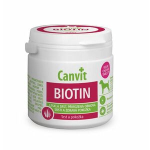 Canvit Biotin pro psy ochucený 100 tablet obraz