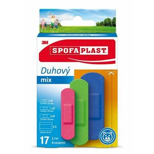 3M Spofaplast 606 Duhový mix 17 ks obraz