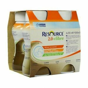 RESOURCE® 2.0 kcal Fibre kávový 4x200 ml obraz