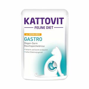 Kattovit Gastro kuře a rýže kapsička 85 g obraz