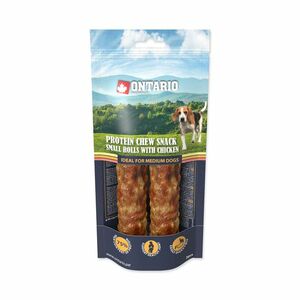 Ontario Protein Chew Snack Small Rolls with Chicken 2 ks obraz