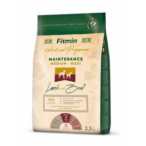 Fitmin Medium Maxi Maintenance Lamb with Beef granule pro psy 2, 5 kg obraz