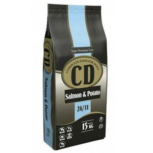 Delikan CD Salmon and Potato 24/11 15kg Kompletní superprémiové krmivo s lososem a br obraz