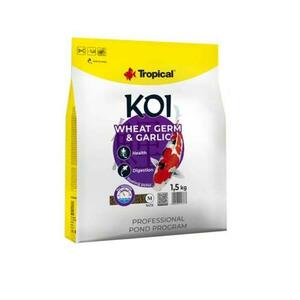 Tropical Koi Wheat Germ & Garlic Pellet M 5l/1, 5kg plovoucí krmivo pro jezírkové ryby obraz