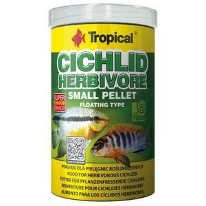 Tropical Cichlid Herbivore Small Pellet 1000ml/360g krmivo pro býložravé cichlidy obraz