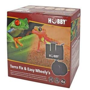 Hobby Terra Fix & Easy Wheely's - Speciální kolečka pro terária HOBBY Fix & Easy s obraz