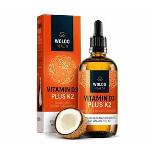 WoldoHealth Vitamín D3+K2 50 ml obraz