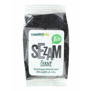 Country Life Sezam černý neloupaný BIO 100 g obraz