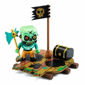 Djeco Arty toys figurka Pirát s pokladem obraz