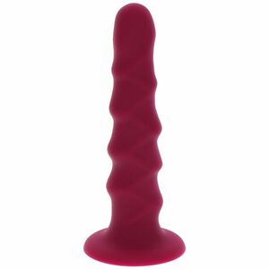 Toy Joy Silikonové dildo s přísavkou Ribbed Dong 16 cm obraz