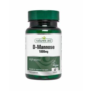 Natures Aid D-manóza 1000 mg 60 tablet obraz