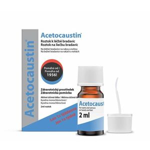 Acetocaustin Roztok k léčbě bradavic 2 ml obraz