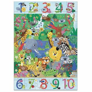 Djeco vyhledávací puzzle Džungle - 54 pcs obraz