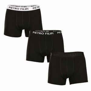 Pietro Filipi 3PACK pánské boxerky černé (3BCL004) M obraz