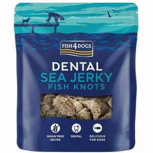 Fish4Dogs Pamlsky pro psy DENTAL SEA mořská ryba - uzlíky 100 g obraz