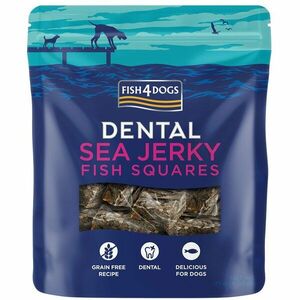 Fish4Dogs Pamlsky pro psy DENTAL SEA mořská ryba - čtverečky 115 g obraz