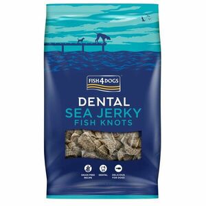 Fish4Dogs Pamlsky pro psy DENTAL SEA mořská ryba - uzlíky 500 g obraz