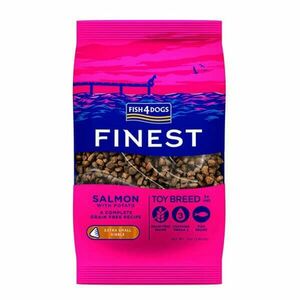 Fish4Dogs Granule pro psy extra malé Finest losos s bramborami 1, 5 kg, 1+ obraz