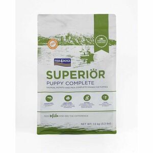 Fish4Dogs Granule malé pro štěňata Superior losos s bramborami 1, 5 kg obraz