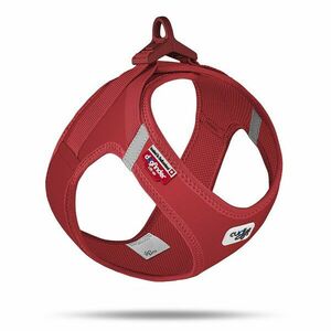 Curli Postroj pro psy se sponou Softshell Red 2XS, 2-4 kg obraz