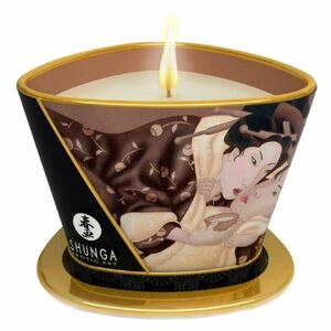 Shunga Libido stimulující masážní svíčka Warm Chocolate obraz