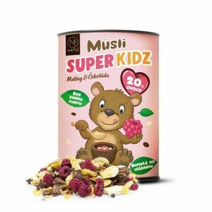 NATU Super Kidz Müsli Maliny a čokoláda 300 g obraz