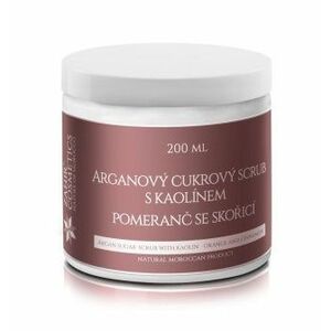 ZAHIR COSMETICS Arganový cukrový Scrub Pomeranč se skořicí 200 ml obraz