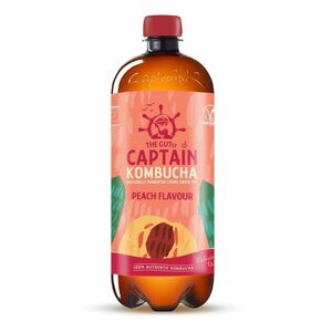 Captain Kombucha Broskev BIO 1000 ml obraz