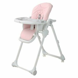 Bo Jungle jídelní židlička B-DINNER CHAIR WHEELY Pink obraz