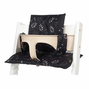 Dooky výplň do židličky Seat Cushion Set Romantic Leaves Black obraz