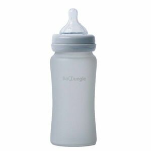 Bo Jungle skleněná láhev s úchyty B-Thermo 240ml Grey obraz