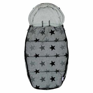 Dooky fusak Footmuff vel. L GREY STARS DeLuxe obraz