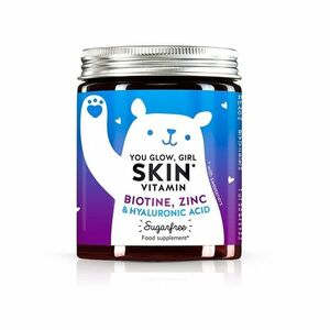 Bears With Benefits You Glow, Girl vitaminy s hyaluronem pro krásnější pleť 60 ks obraz