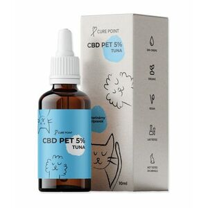 Cure Point CBD Pet 5% tuňák olej 10 ml obraz