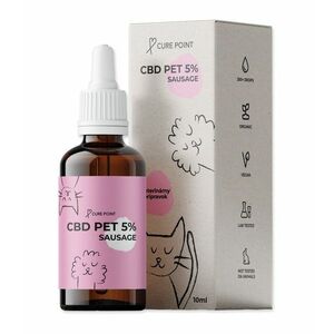 Cure Point CBD Pet 5% klobása olej 10 ml obraz