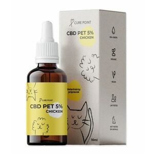 Cure Point CBD Pet 5% kuře olej 10 ml obraz