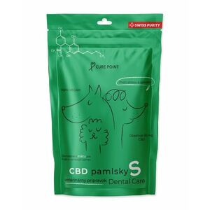 CURE POINT CBD Dental Care S Pamlsky pro psy 100 g obraz